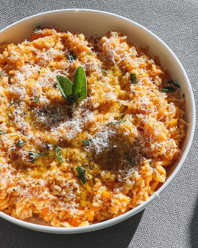 Roasted Butternut Squash & Sage Risotto 