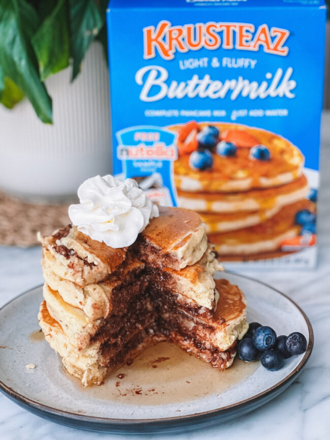 Stuffed Nutella Pancakes