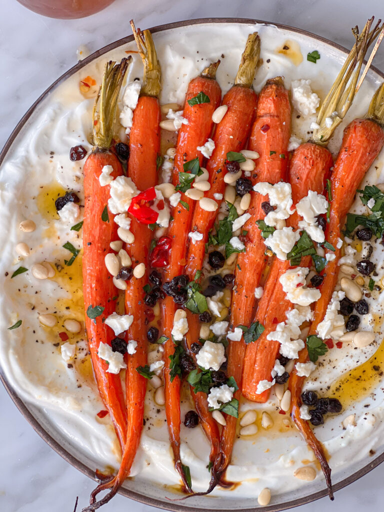 honey glazed citrus carrots